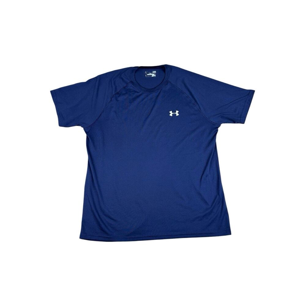 Under Armour HeatGear Mens Size LARGE Shirt Gym Running Training Loose